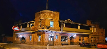 Commercial hotel exterior